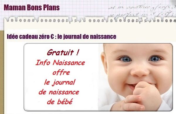 journal de naissance, journal anniversaire, Jour de Naissance, JT